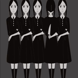 Wednesday Addams Halloween/Cosplay Costume